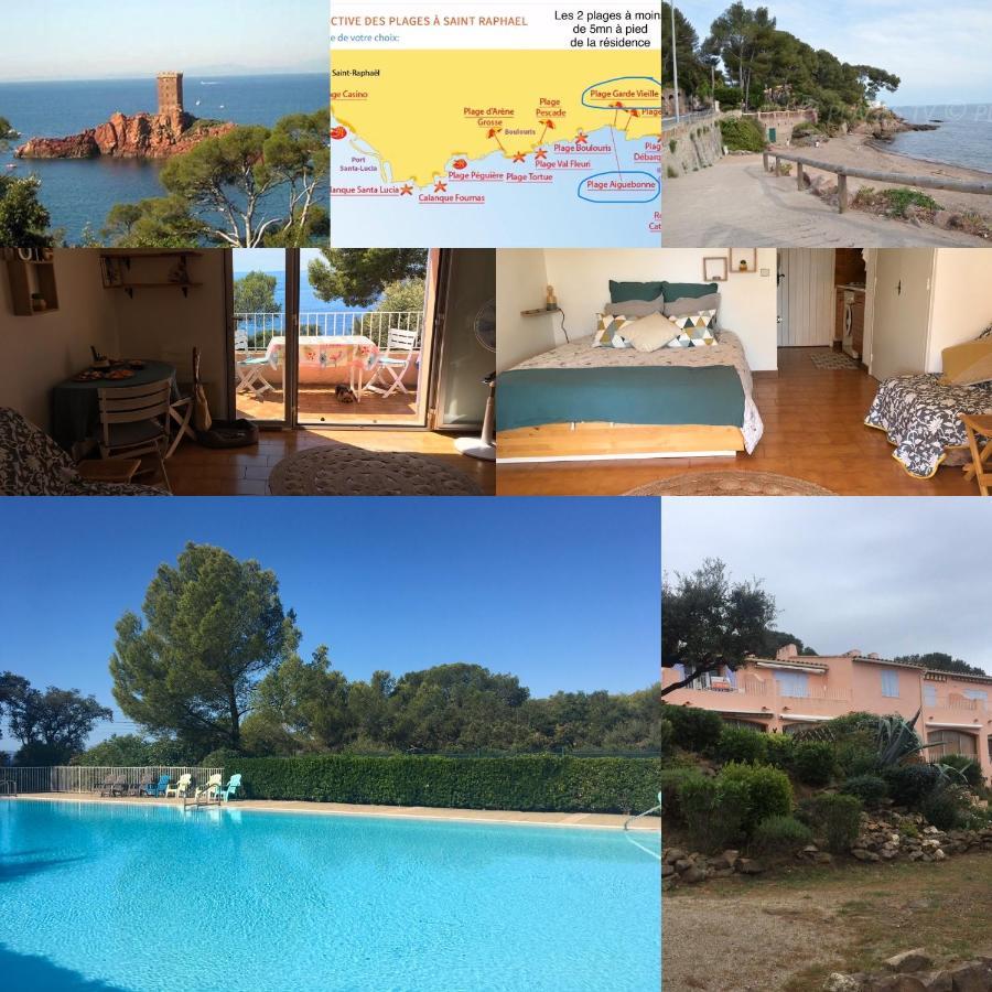 Apartament Boulouris Panorama Vue Mer Saint-Raphaël Zewnętrze zdjęcie